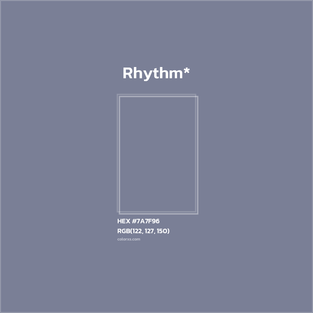 HEX #7A7F96 Color Name, Color Code, Palettes, Similar Paints, Images