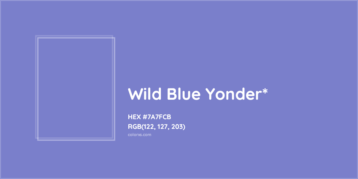 HEX #7A7FCB Color Name, Color Code, Palettes, Similar Paints, Images