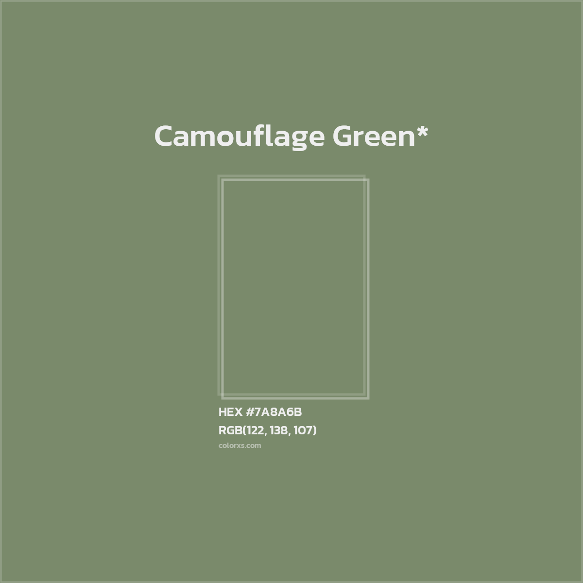 HEX #7A8A6B Color Name, Color Code, Palettes, Similar Paints, Images