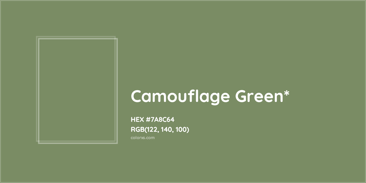 HEX #7A8C64 Color Name, Color Code, Palettes, Similar Paints, Images