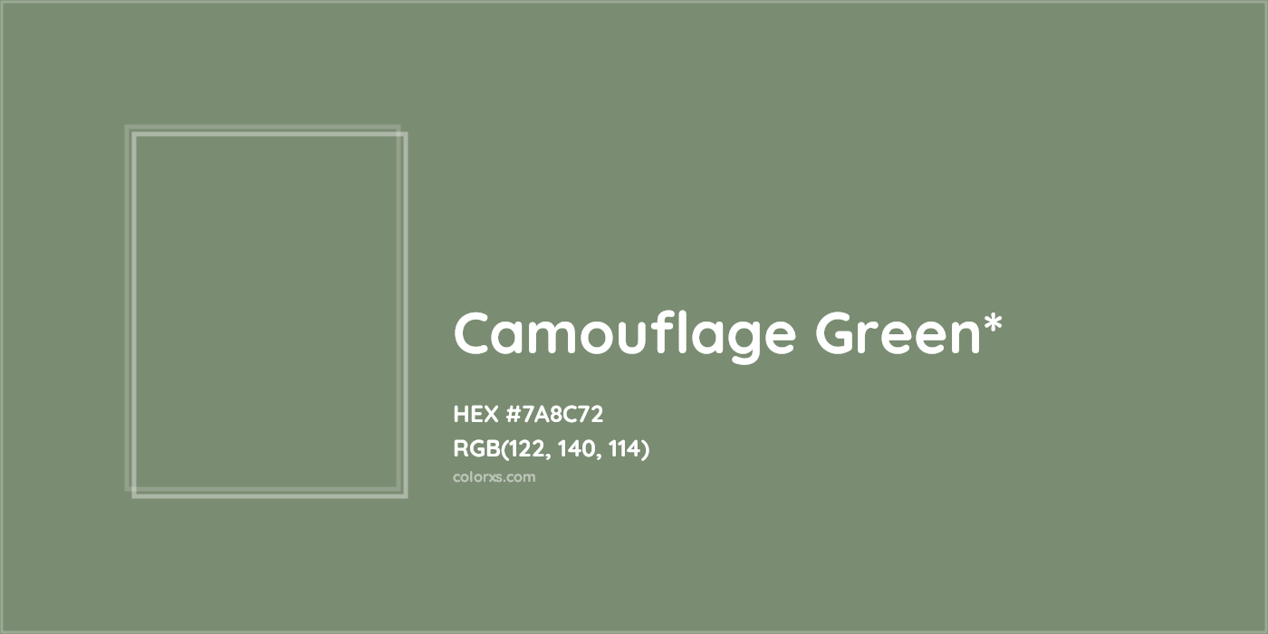 HEX #7A8C72 Color Name, Color Code, Palettes, Similar Paints, Images