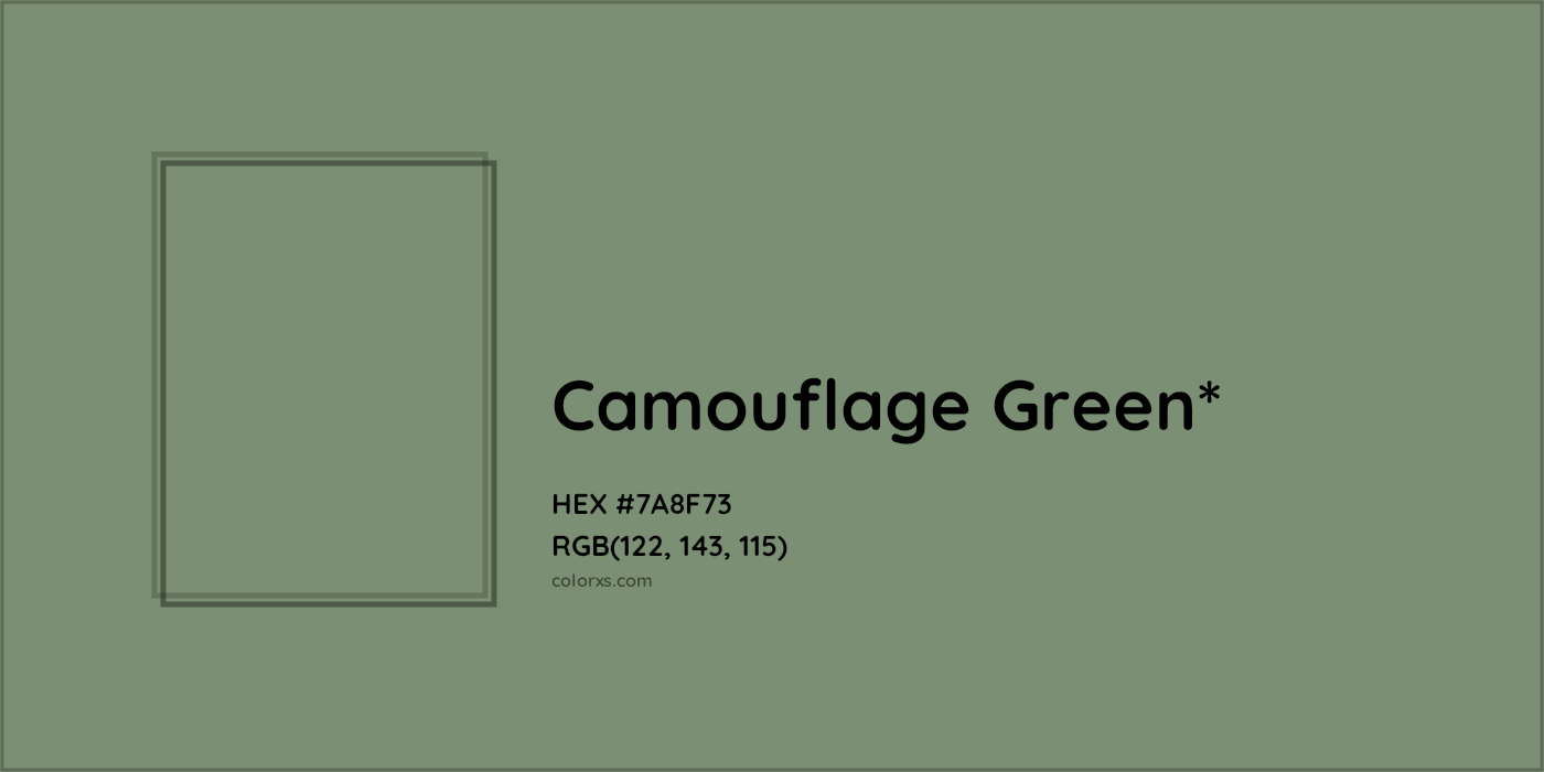 HEX #7A8F73 Color Name, Color Code, Palettes, Similar Paints, Images