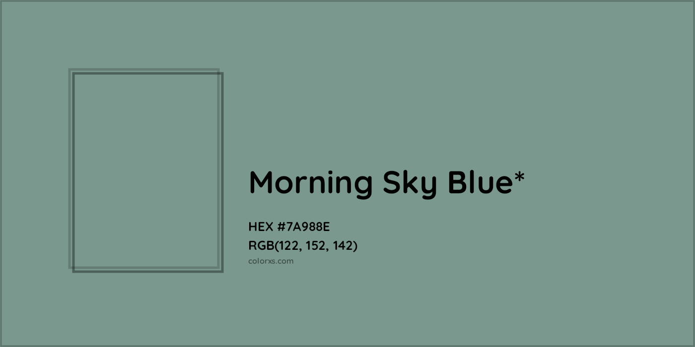 HEX #7A988E Color Name, Color Code, Palettes, Similar Paints, Images