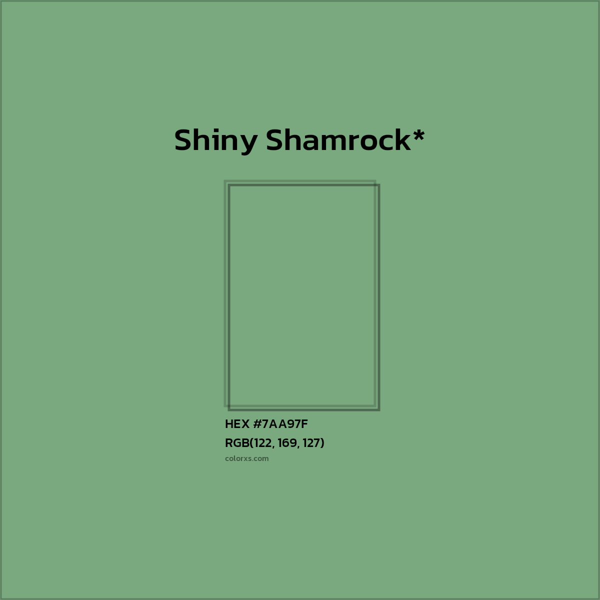 HEX #7AA97F Color Name, Color Code, Palettes, Similar Paints, Images
