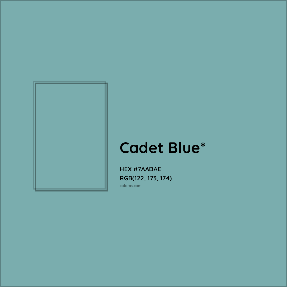 HEX #7AADAE Color Name, Color Code, Palettes, Similar Paints, Images