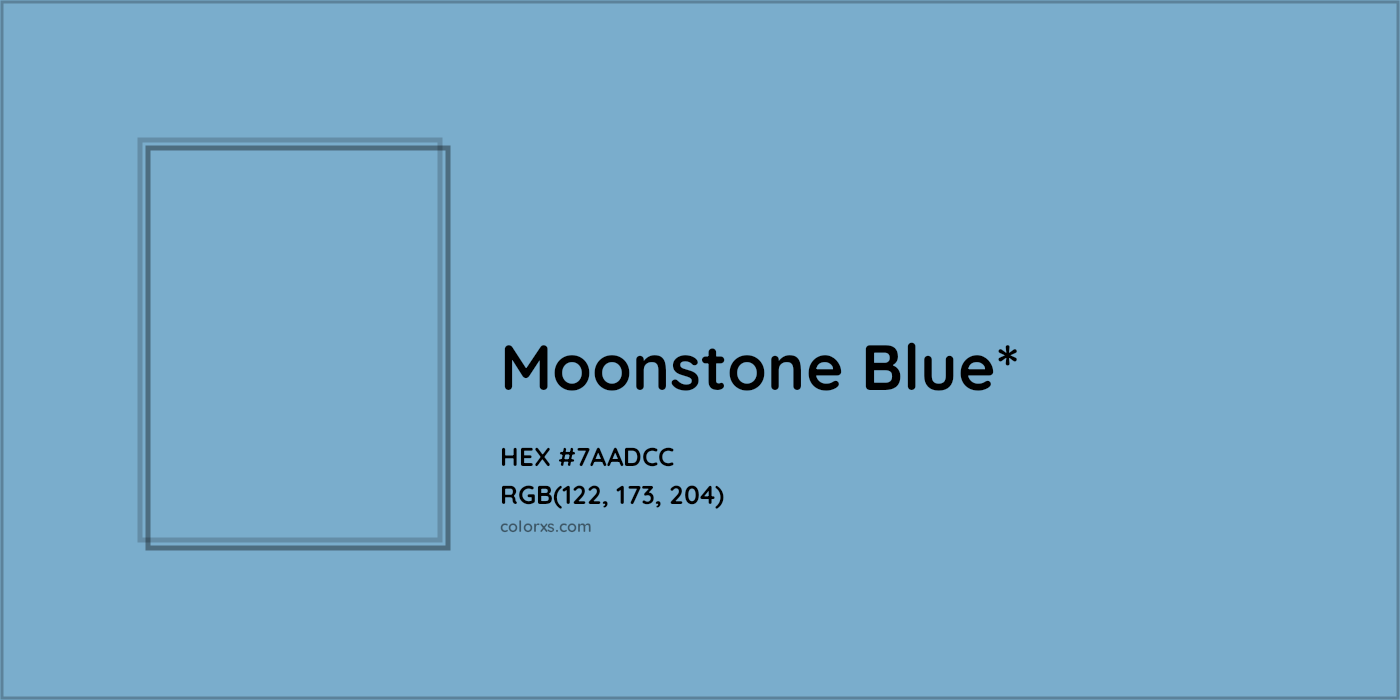 HEX #7AADCC Color Name, Color Code, Palettes, Similar Paints, Images
