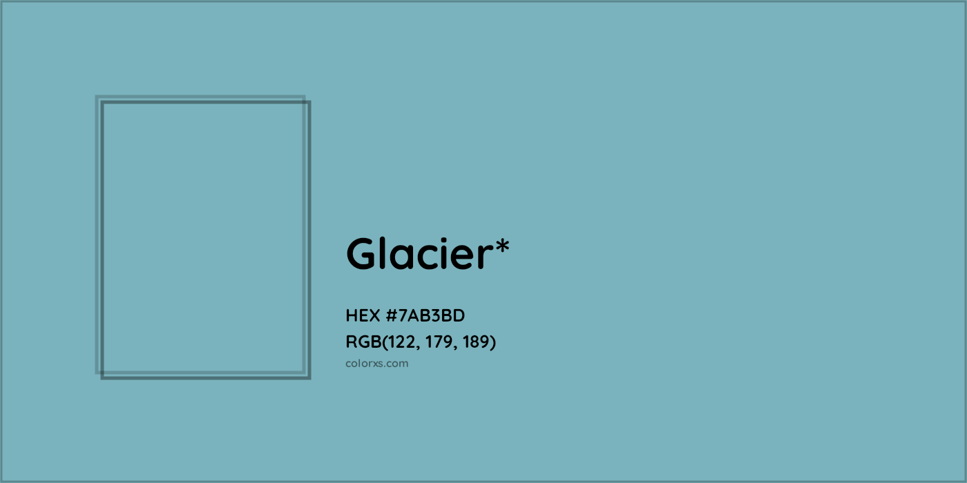 HEX #7AB3BD Color Name, Color Code, Palettes, Similar Paints, Images