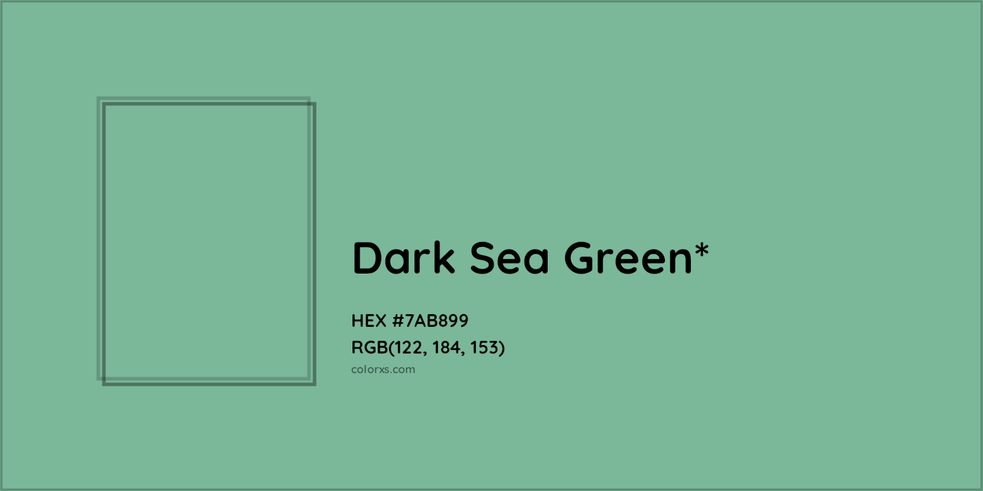HEX #7AB899 Color Name, Color Code, Palettes, Similar Paints, Images