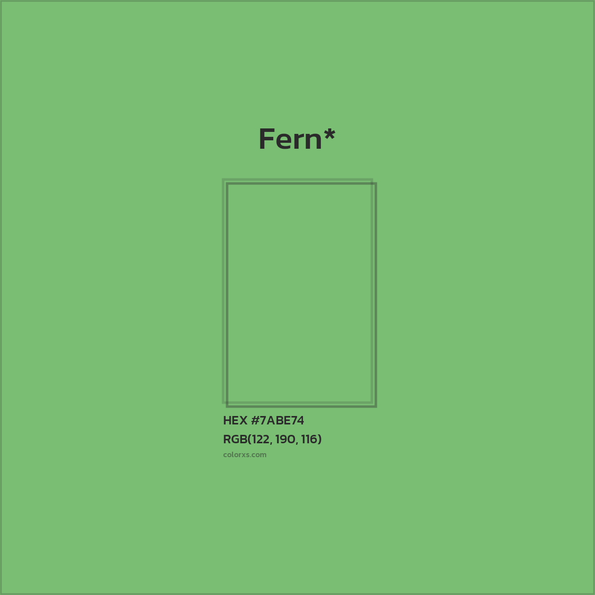 HEX #7ABE74 Color Name, Color Code, Palettes, Similar Paints, Images