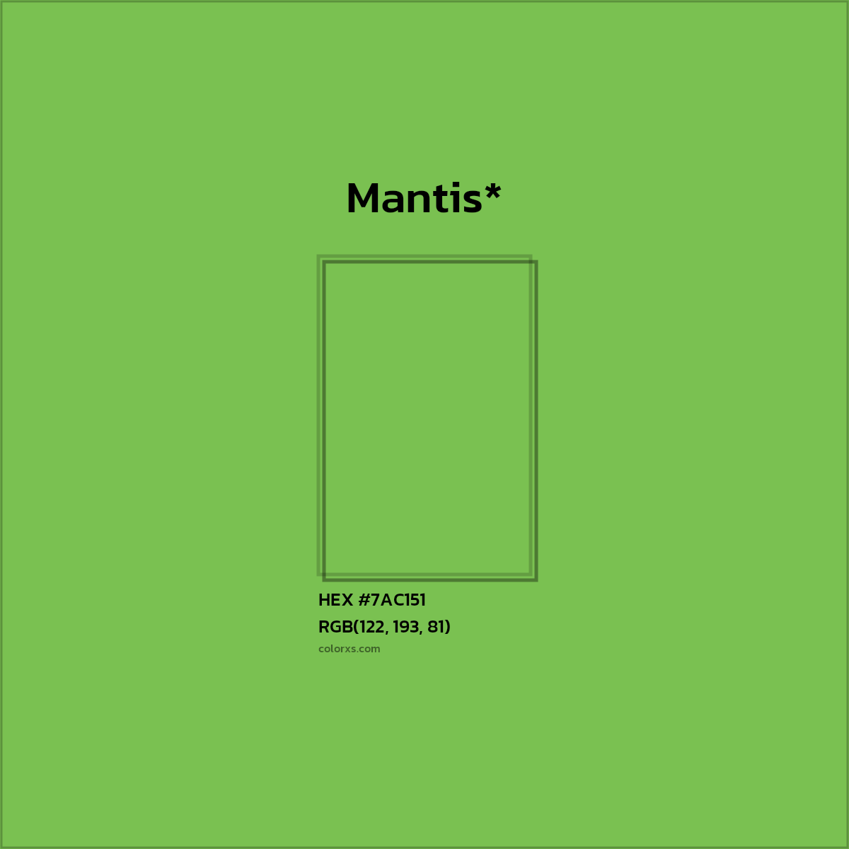 HEX #7AC151 Color Name, Color Code, Palettes, Similar Paints, Images