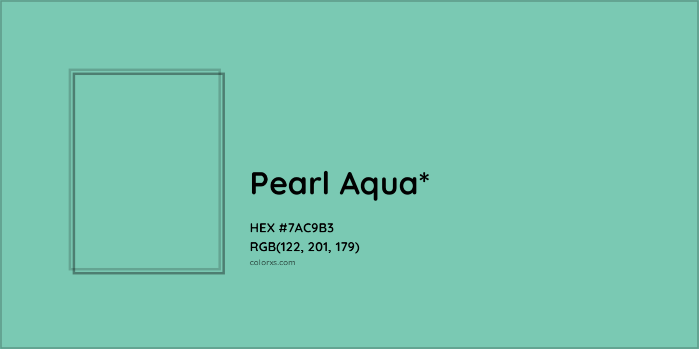 HEX #7AC9B3 Color Name, Color Code, Palettes, Similar Paints, Images
