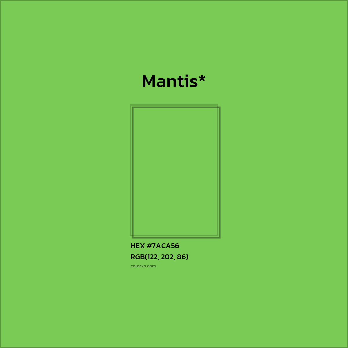 HEX #7ACA56 Color Name, Color Code, Palettes, Similar Paints, Images