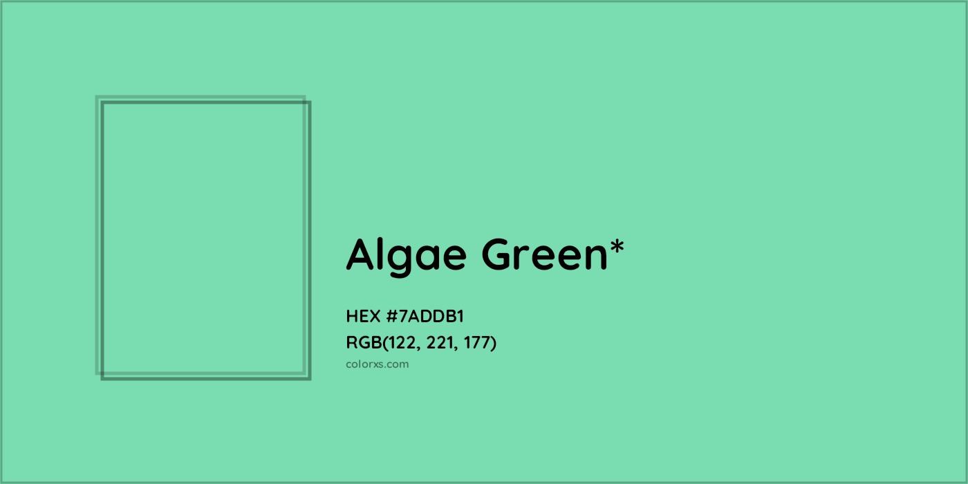 HEX #7ADDB1 Color Name, Color Code, Palettes, Similar Paints, Images