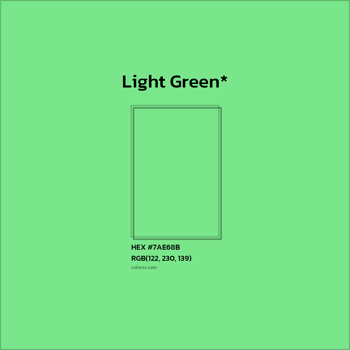 HEX #7AE68B Color Name, Color Code, Palettes, Similar Paints, Images