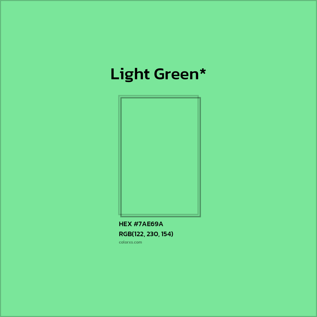 HEX #7AE69A Color Name, Color Code, Palettes, Similar Paints, Images