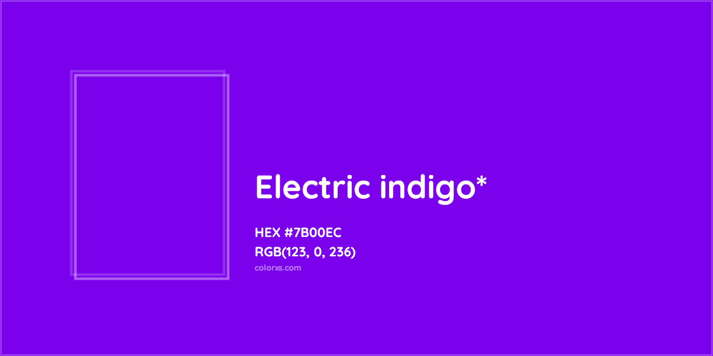 HEX #7B00EC Color Name, Color Code, Palettes, Similar Paints, Images