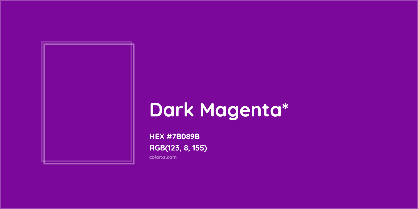 HEX #7B089B Color Name, Color Code, Palettes, Similar Paints, Images