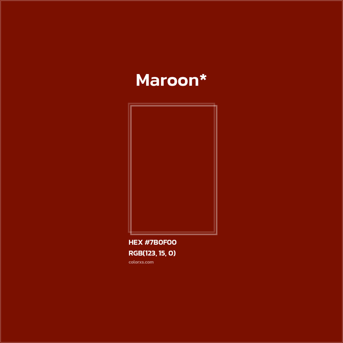 HEX #7B0F00 Color Name, Color Code, Palettes, Similar Paints, Images