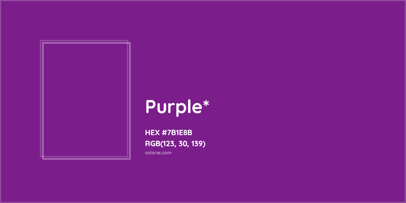 HEX #7B1E8B Color Name, Color Code, Palettes, Similar Paints, Images