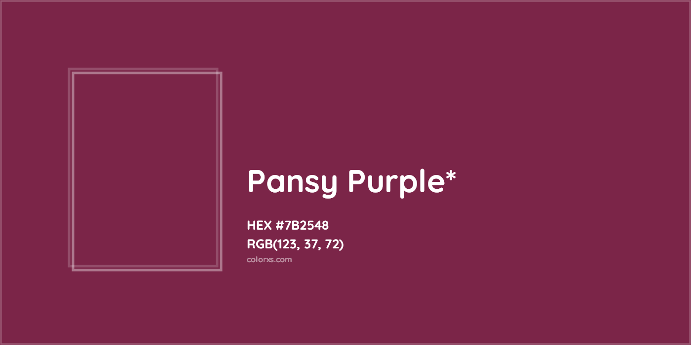 HEX #7B2548 Color Name, Color Code, Palettes, Similar Paints, Images