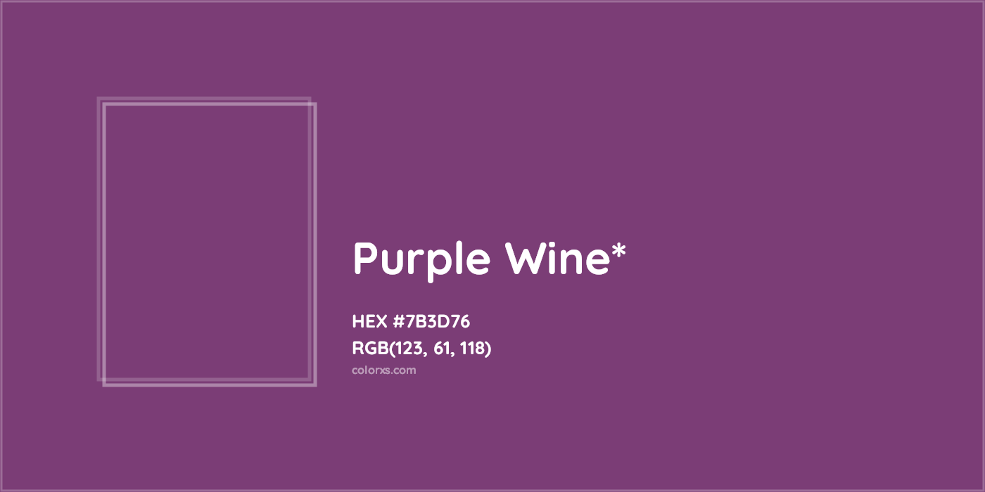 HEX #7B3D76 Color Name, Color Code, Palettes, Similar Paints, Images