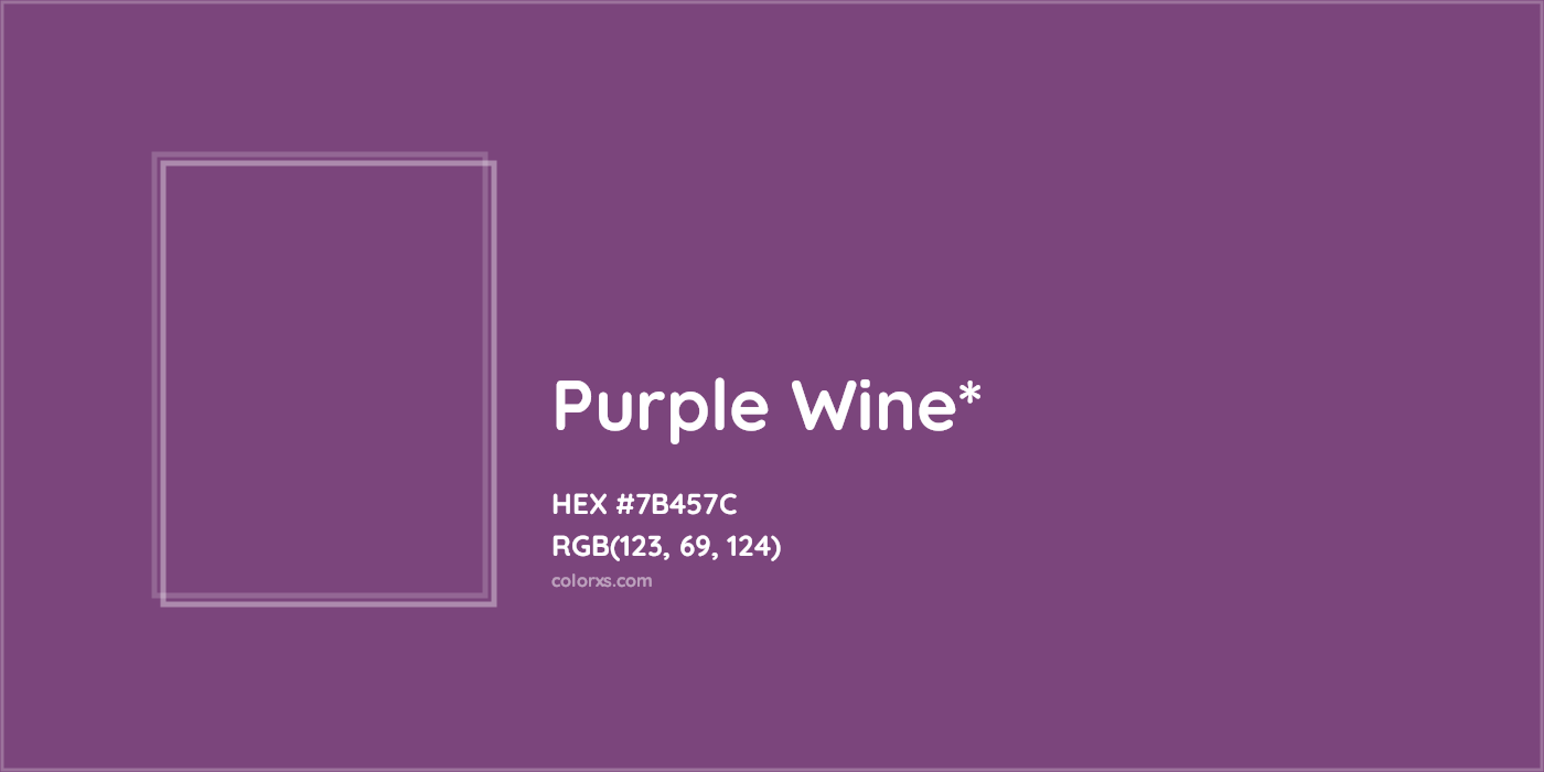 HEX #7B457C Color Name, Color Code, Palettes, Similar Paints, Images