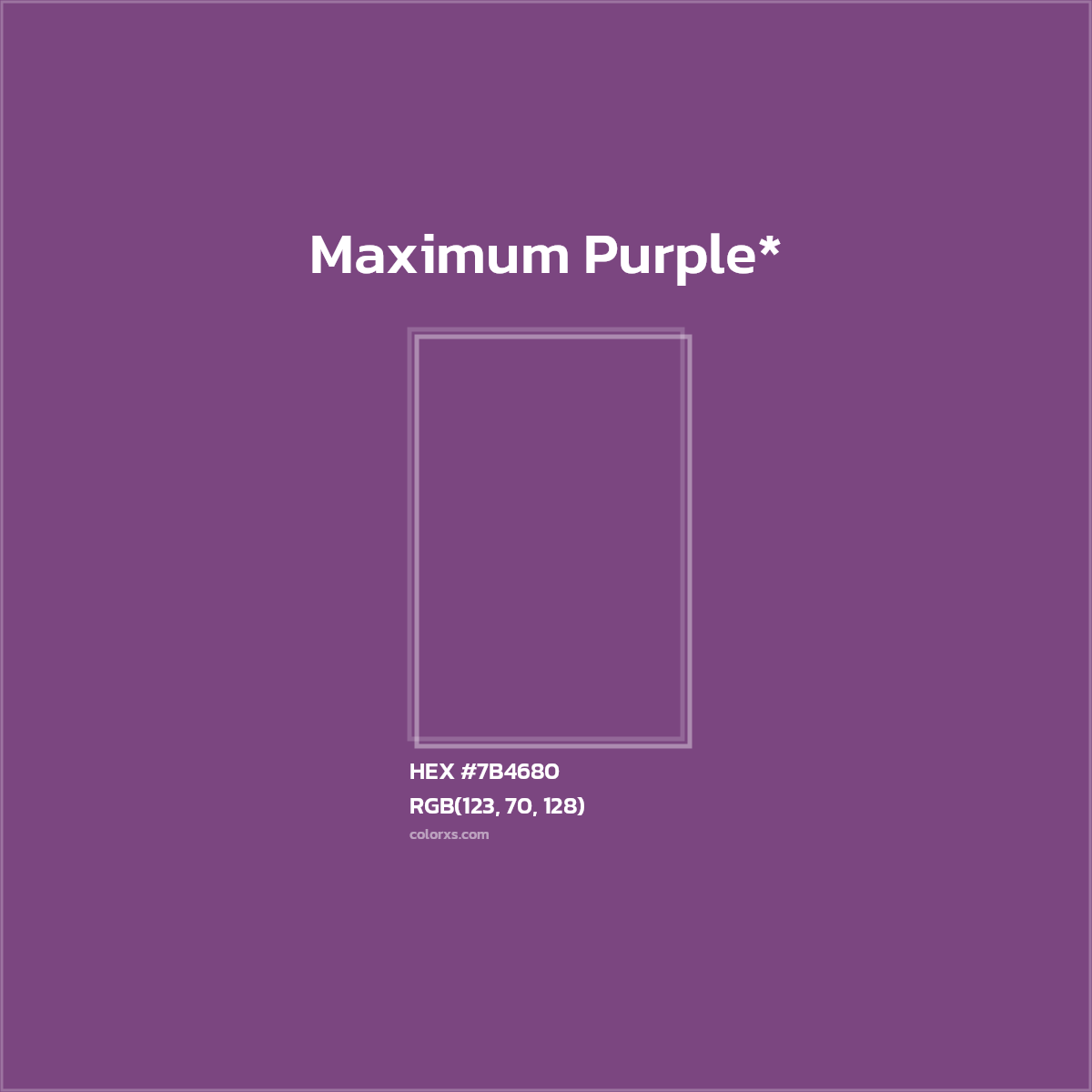 HEX #7B4680 Color Name, Color Code, Palettes, Similar Paints, Images