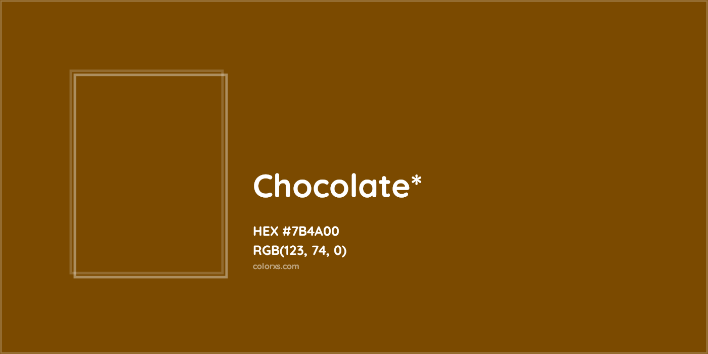 HEX #7B4A00 Color Name, Color Code, Palettes, Similar Paints, Images