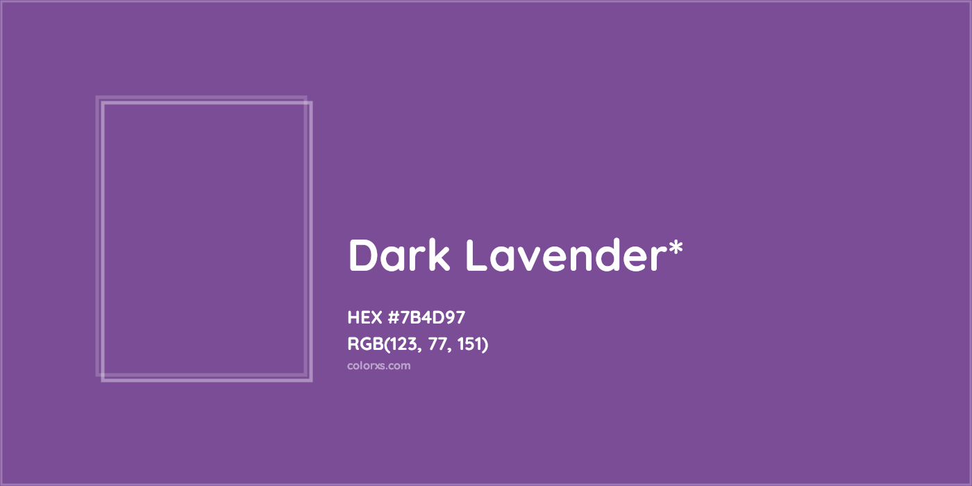 HEX #7B4D97 Color Name, Color Code, Palettes, Similar Paints, Images