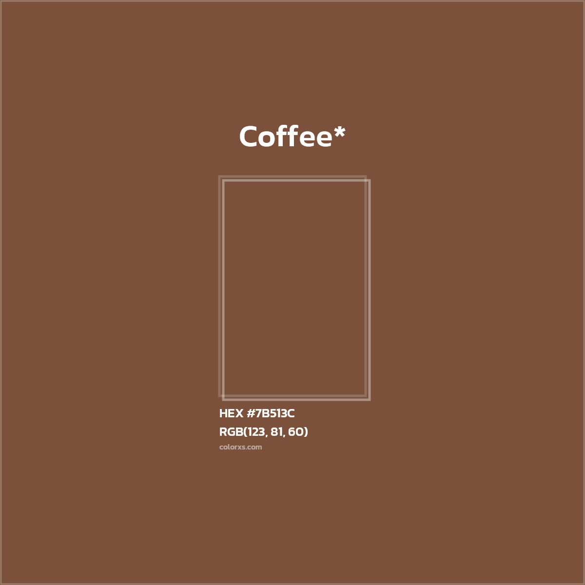 HEX #7B513C Color Name, Color Code, Palettes, Similar Paints, Images