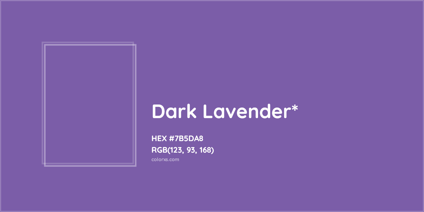 HEX #7B5DA8 Color Name, Color Code, Palettes, Similar Paints, Images