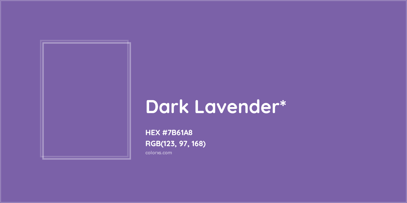 HEX #7B61A8 Color Name, Color Code, Palettes, Similar Paints, Images