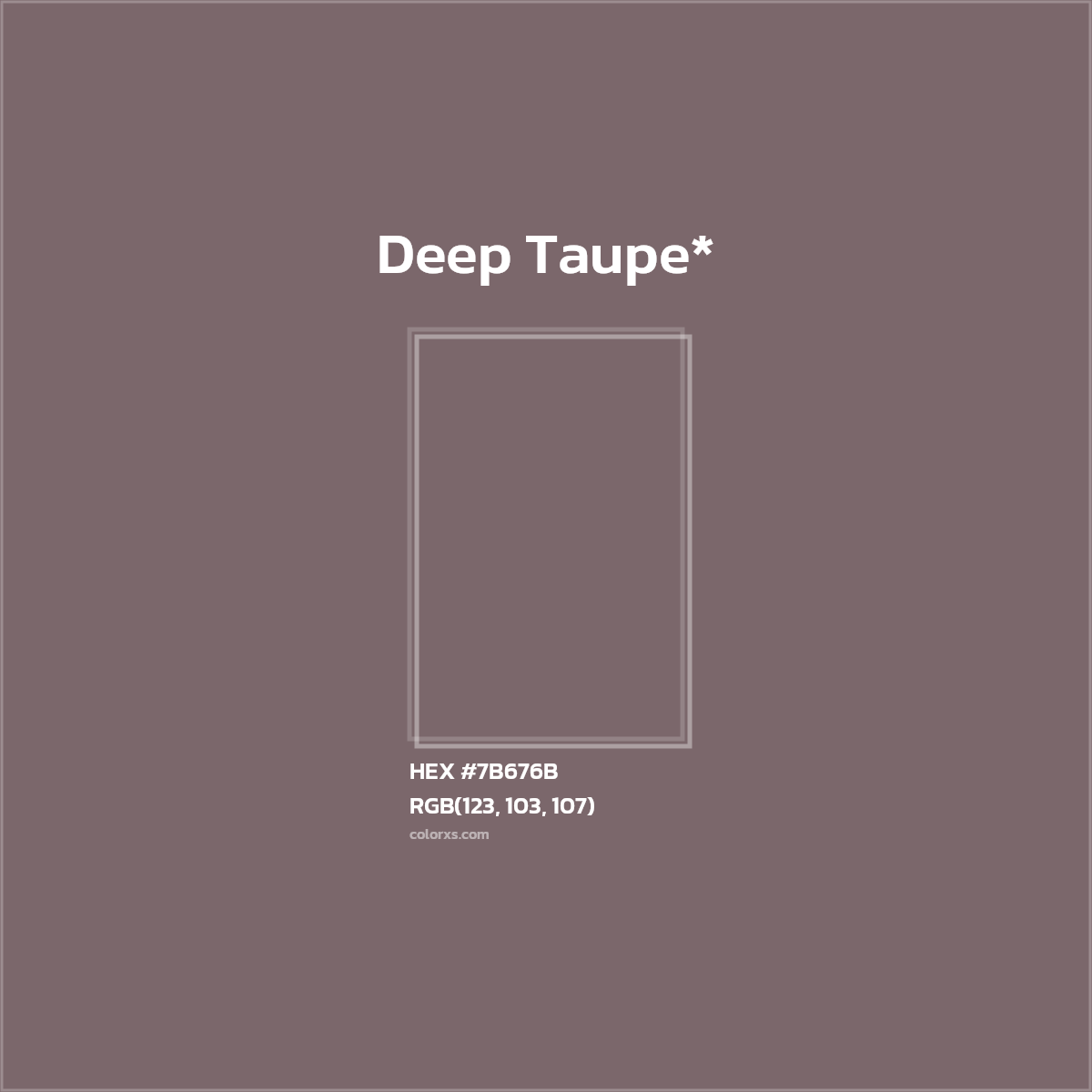 HEX #7B676B Color Name, Color Code, Palettes, Similar Paints, Images