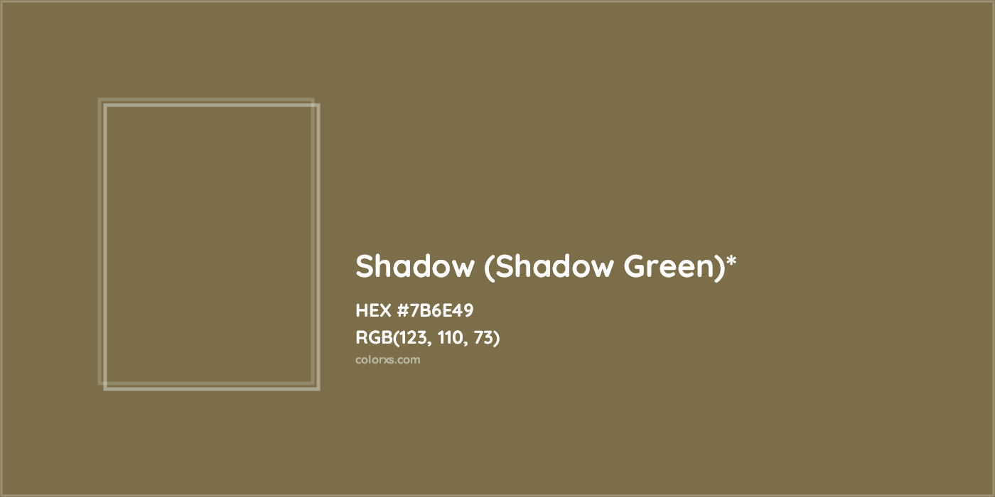 HEX #7B6E49 Color Name, Color Code, Palettes, Similar Paints, Images