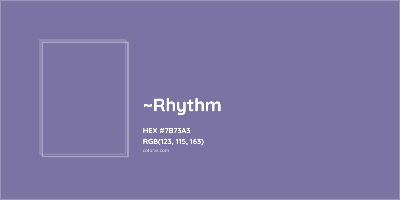 HEX #7B73A3 Color Name, Color Code, Palettes, Similar Paints, Images