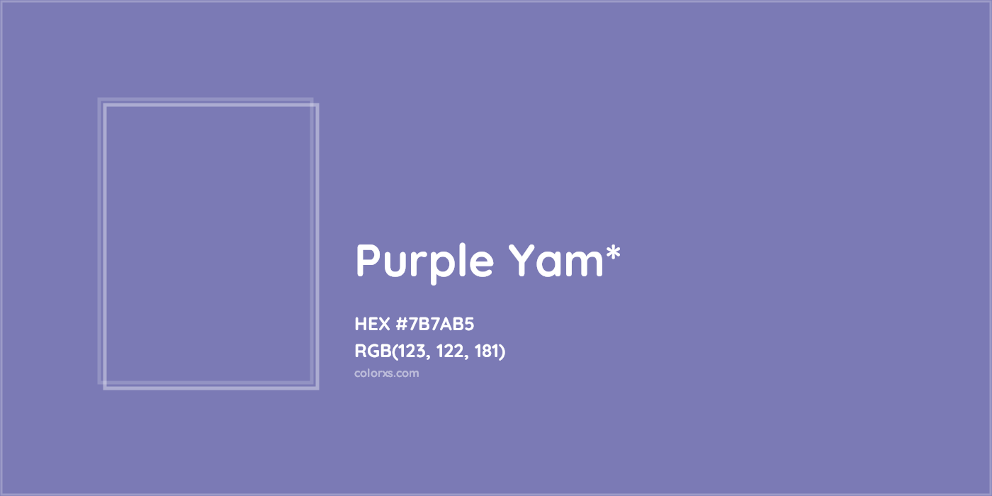 HEX #7B7AB5 Color Name, Color Code, Palettes, Similar Paints, Images