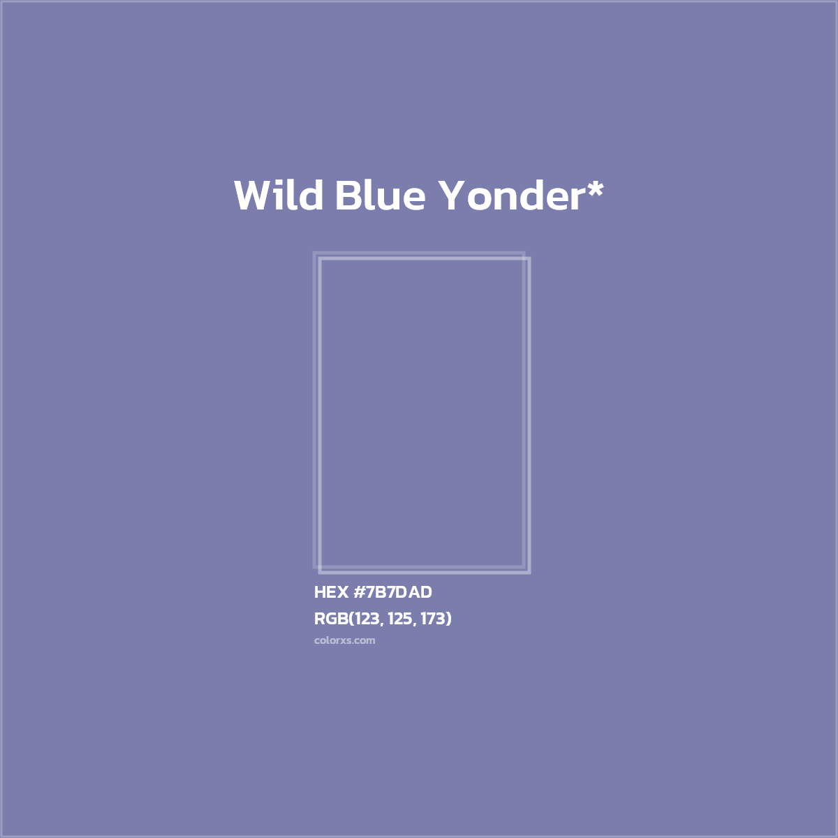 HEX #7B7DAD Color Name, Color Code, Palettes, Similar Paints, Images