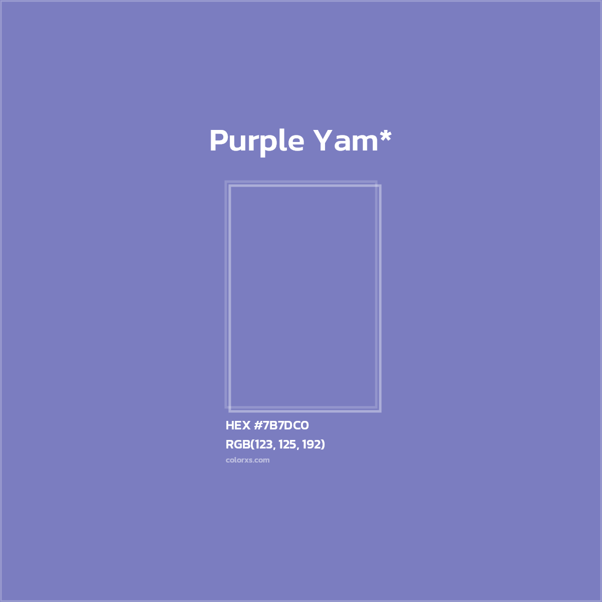 HEX #7B7DC0 Color Name, Color Code, Palettes, Similar Paints, Images