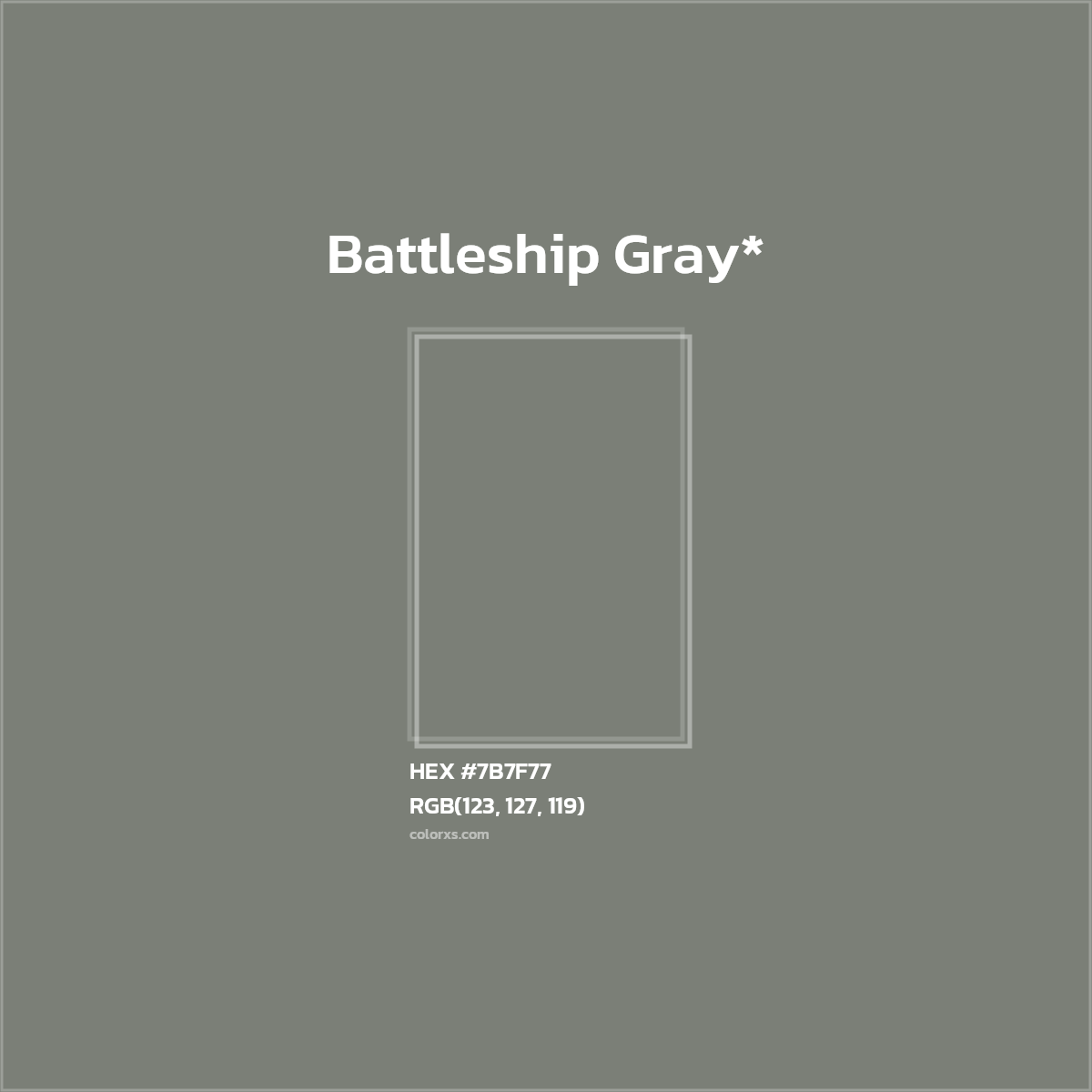 HEX #7B7F77 Color Name, Color Code, Palettes, Similar Paints, Images