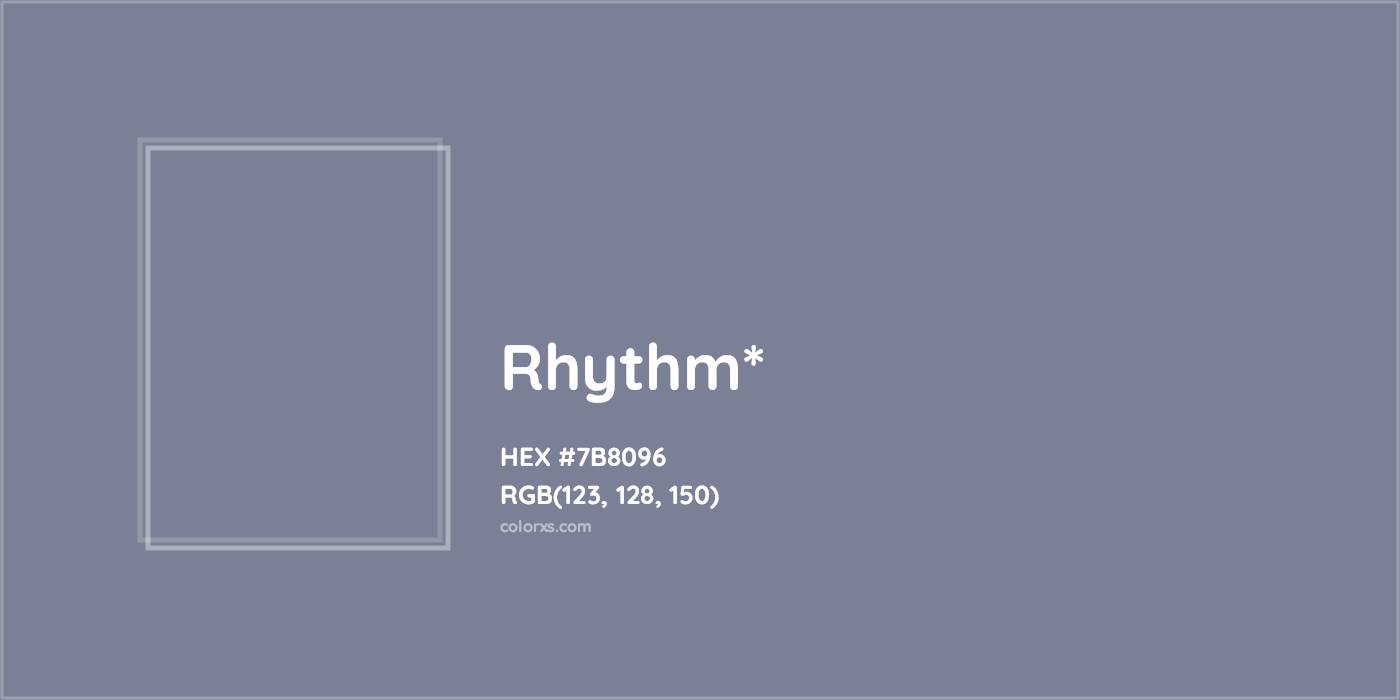 HEX #7B8096 Color Name, Color Code, Palettes, Similar Paints, Images
