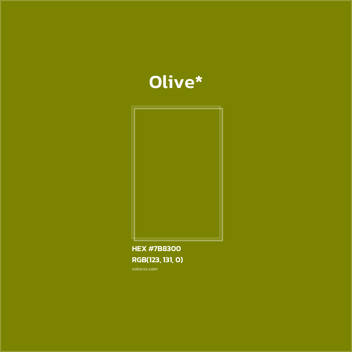 HEX #7B8300 Color Name, Color Code, Palettes, Similar Paints, Images