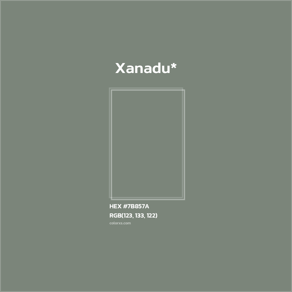 HEX #7B857A Color Name, Color Code, Palettes, Similar Paints, Images