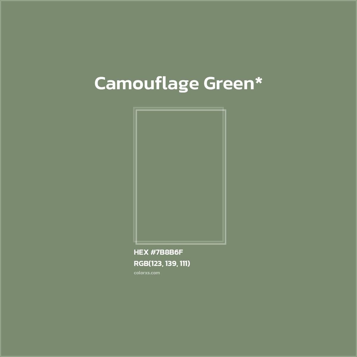 HEX #7B8B6F Color Name, Color Code, Palettes, Similar Paints, Images