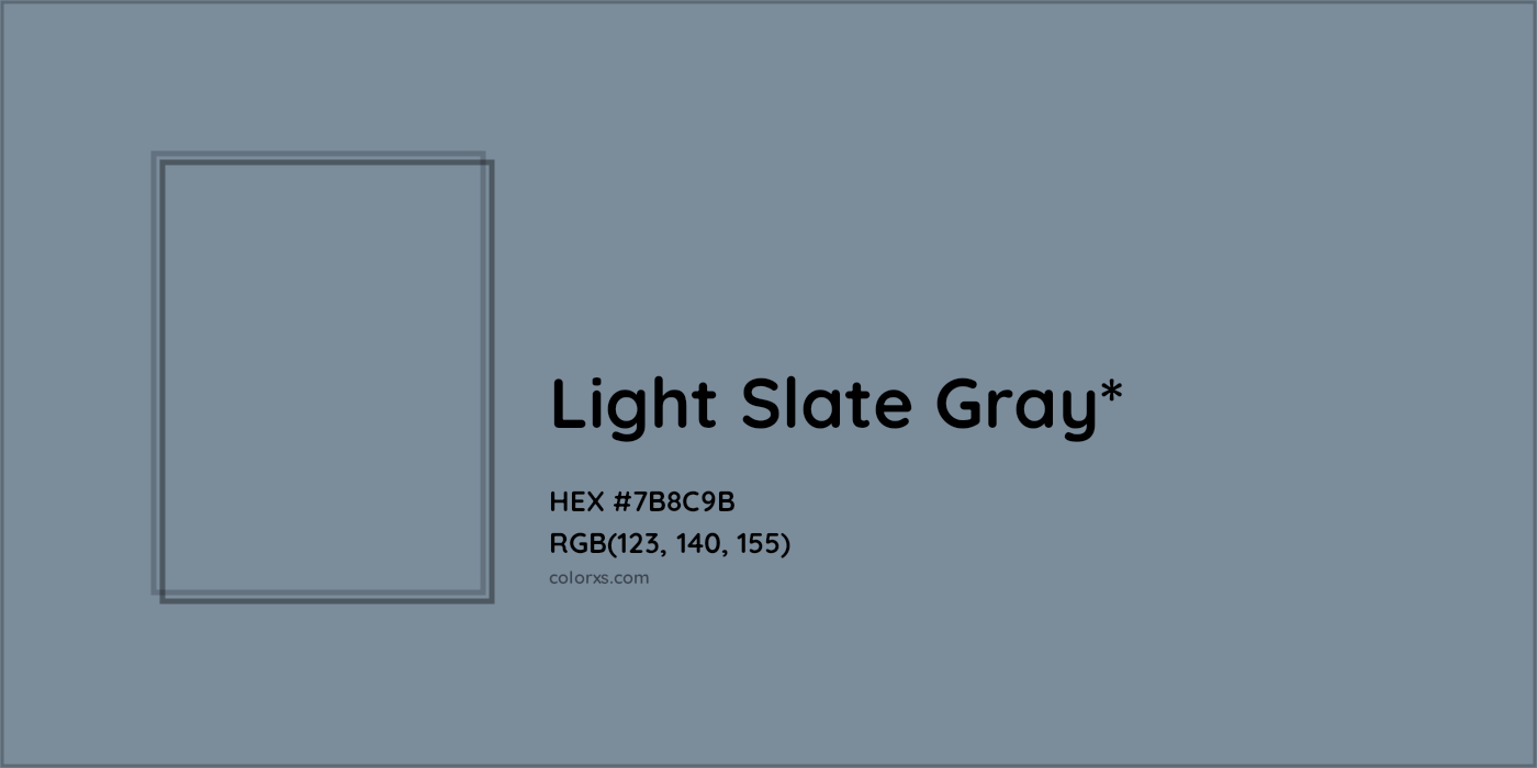 HEX #7B8C9B Color Name, Color Code, Palettes, Similar Paints, Images