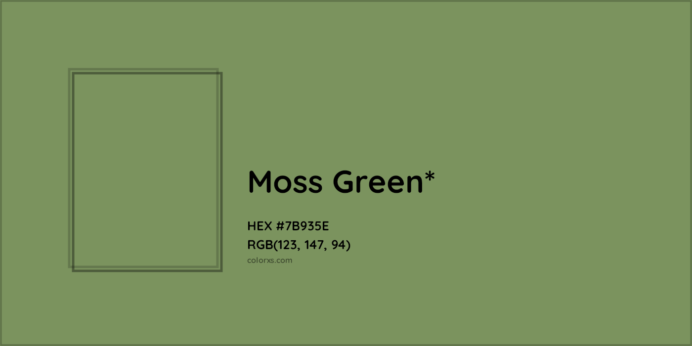 HEX #7B935E Color Name, Color Code, Palettes, Similar Paints, Images