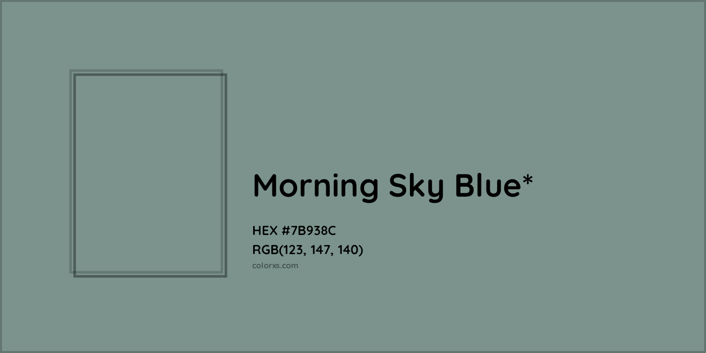 HEX #7B938C Color Name, Color Code, Palettes, Similar Paints, Images
