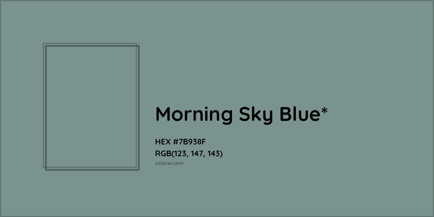 HEX #7B938F Color Name, Color Code, Palettes, Similar Paints, Images