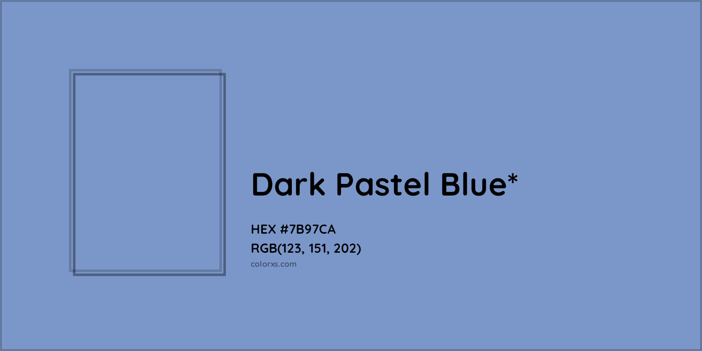 HEX #7B97CA Color Name, Color Code, Palettes, Similar Paints, Images