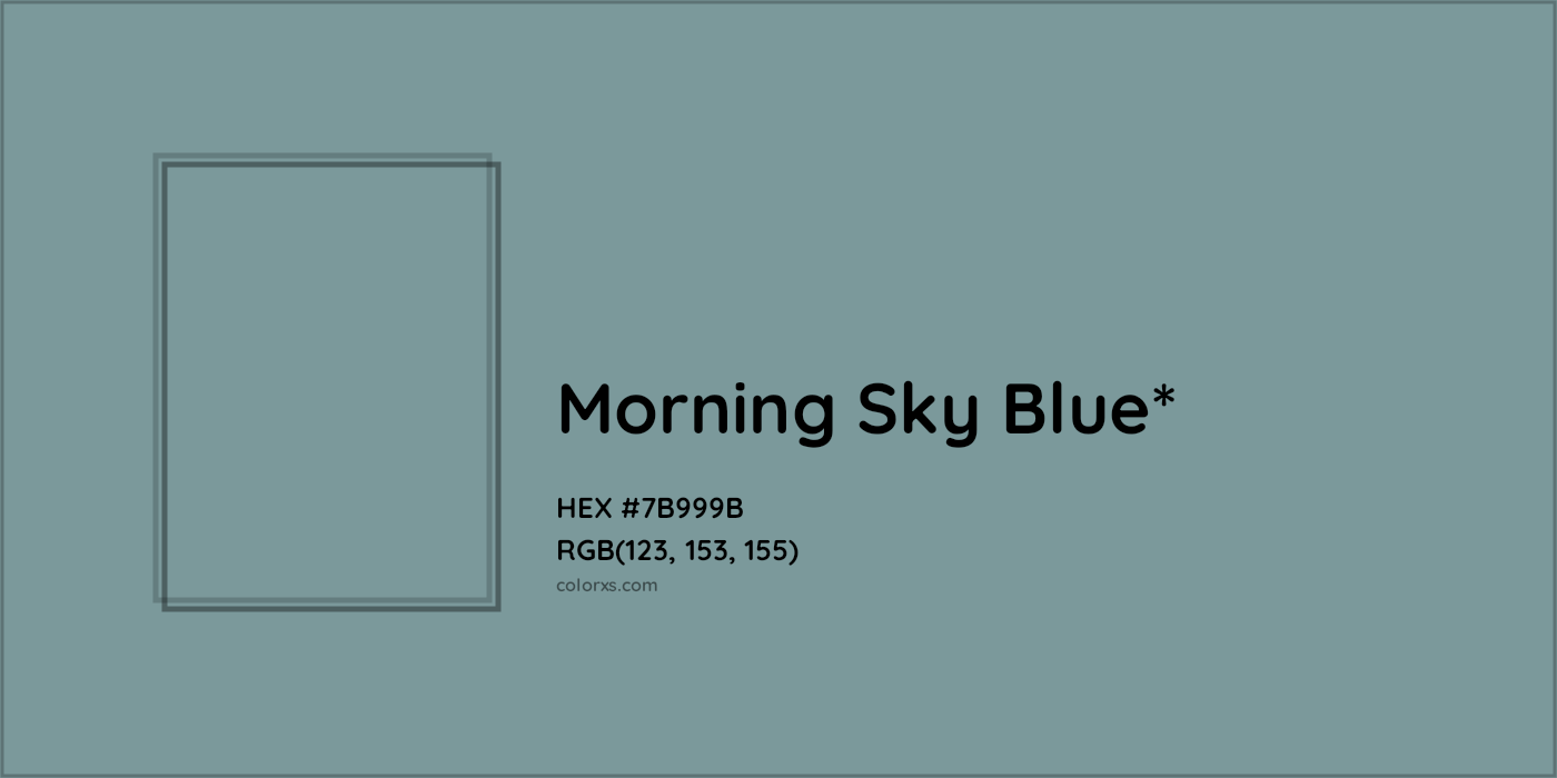 HEX #7B999B Color Name, Color Code, Palettes, Similar Paints, Images
