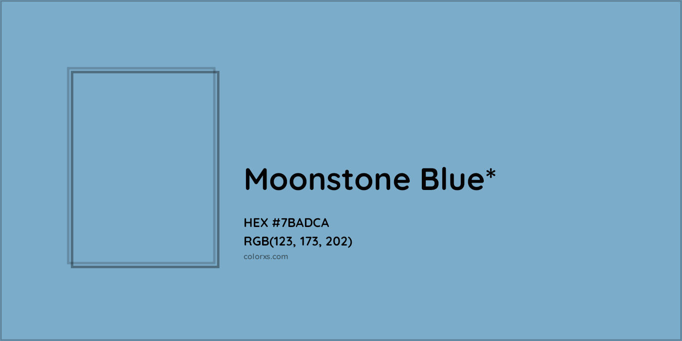 HEX #7BADCA Color Name, Color Code, Palettes, Similar Paints, Images